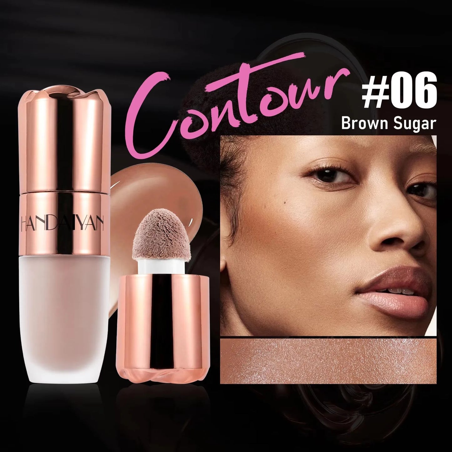 8 Colors Face Foundation Concealer Waterproof Long Lasting Matte Cheek Contour Stick Highlighters Shadow Liquid Contour Stick.