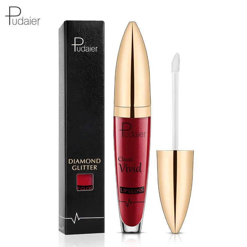 Sexy Long Lasting Lip Gloss Matte Pearl Moisturizing Lip Glaze Waterproof Non-stick Cup Cosmetic Makeup Care Lipstick.