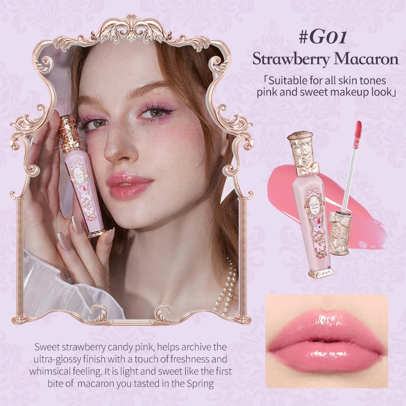 Flower Knows Strawberry Rococo Series Glowy Lipgloss