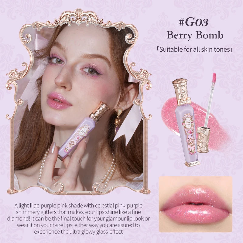 Flower Knows Strawberry Rococo Series Glowy Lipgloss