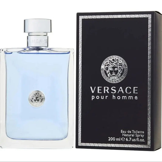 Versace Men's Perfume 200ml Classic Eponymous Woody Fragrance for Boys Men's Fragrance