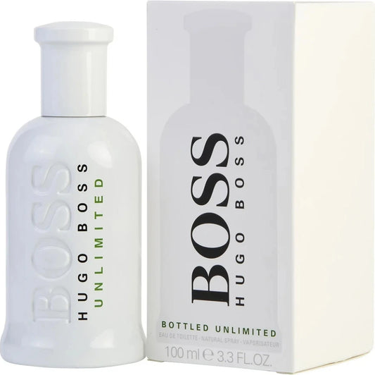 Hugo Boss  BOTTLED #6 UNLIMITED 3.4OZ EDT SPRAY Infinity Eau de Toilette EDT Rose Musk 100mL