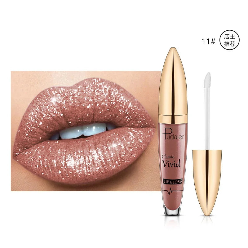 Sexy Long Lasting Lip Gloss Matte Pearl Moisturizing Lip Glaze Waterproof Non-stick Cup Cosmetic Makeup Care Lipstick.