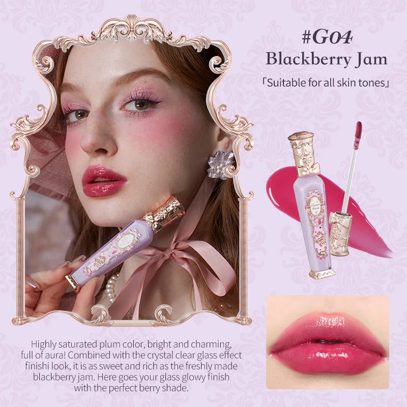 Flower Knows Strawberry Rococo Series Glowy Lipgloss